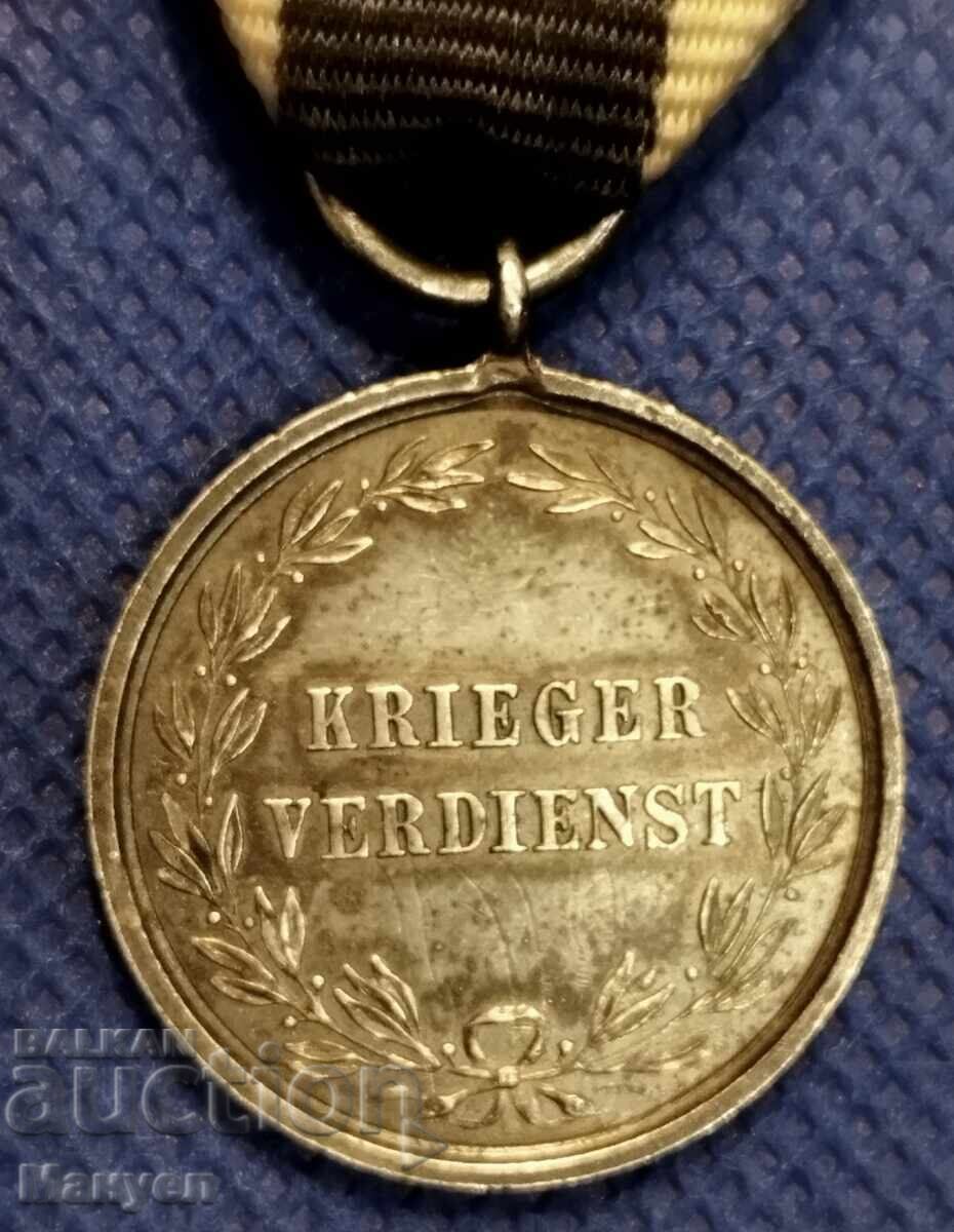 Παράδοση Προυσία, μετάλλιο "Για την Αξία", ασήμι, ΠΣΒ