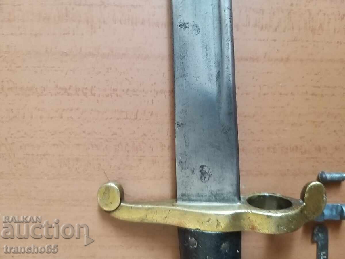 Auction  British bayonet "Lancaster" M1855, saber