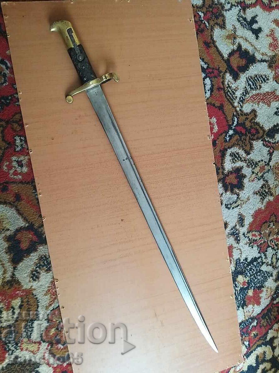 British bayonet "Lancaster" M1855, saber