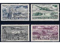 Poland 1952 - Airplanes Ships MNH