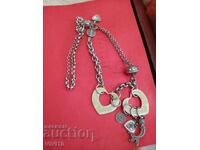 Старинно колие с емаил