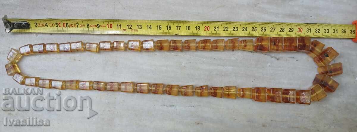 Colier de chihlimbar URSS Colier de chihlimbar URSS