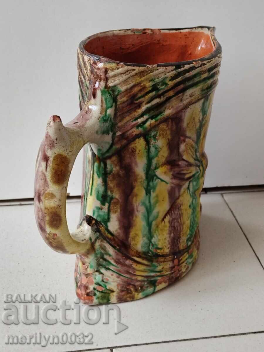 Urcior troian în relief, ceramică, basorelief, sfârșitul secolului al XIX-lea cu preț 105.00 BGN | € 53.69