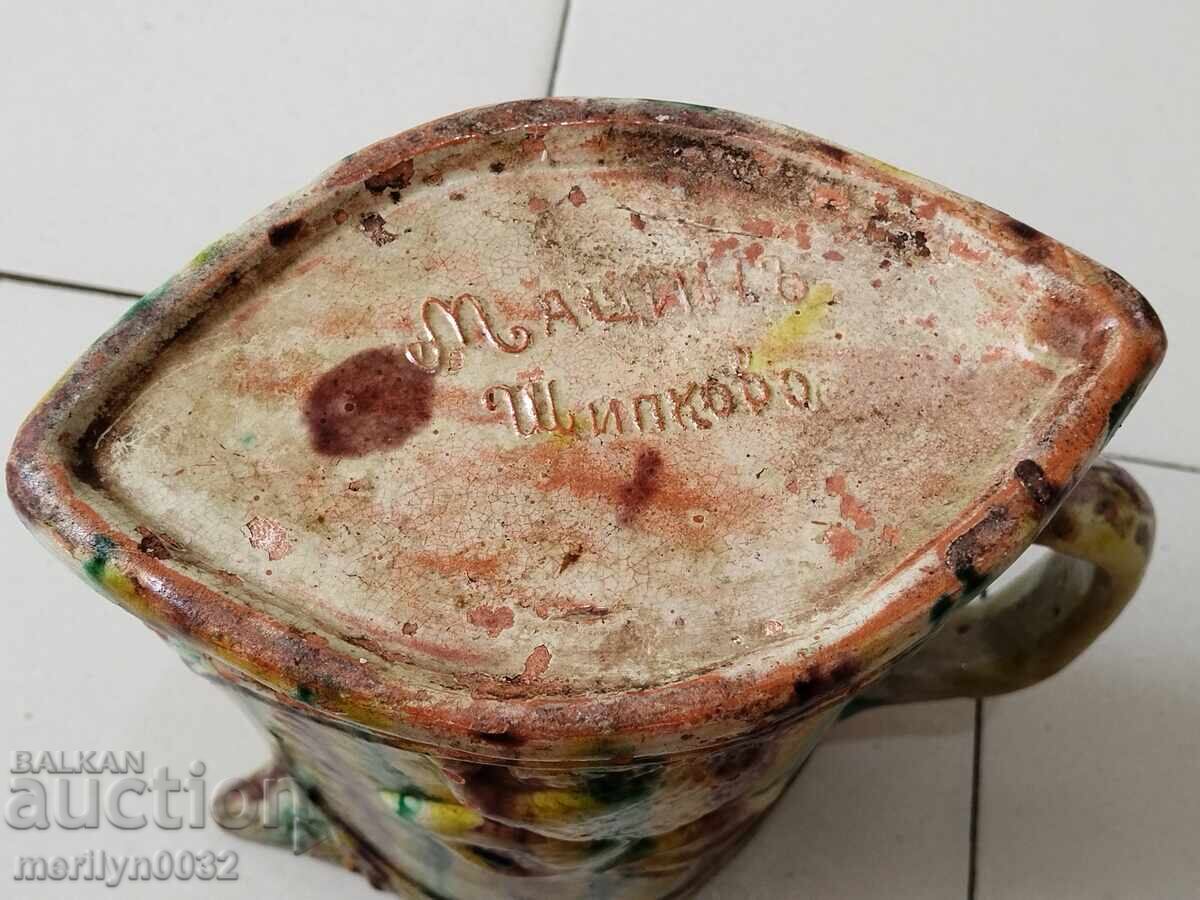 Urcior troian în relief, ceramică, basorelief, sfârșitul secolului al XIX-lea - 6