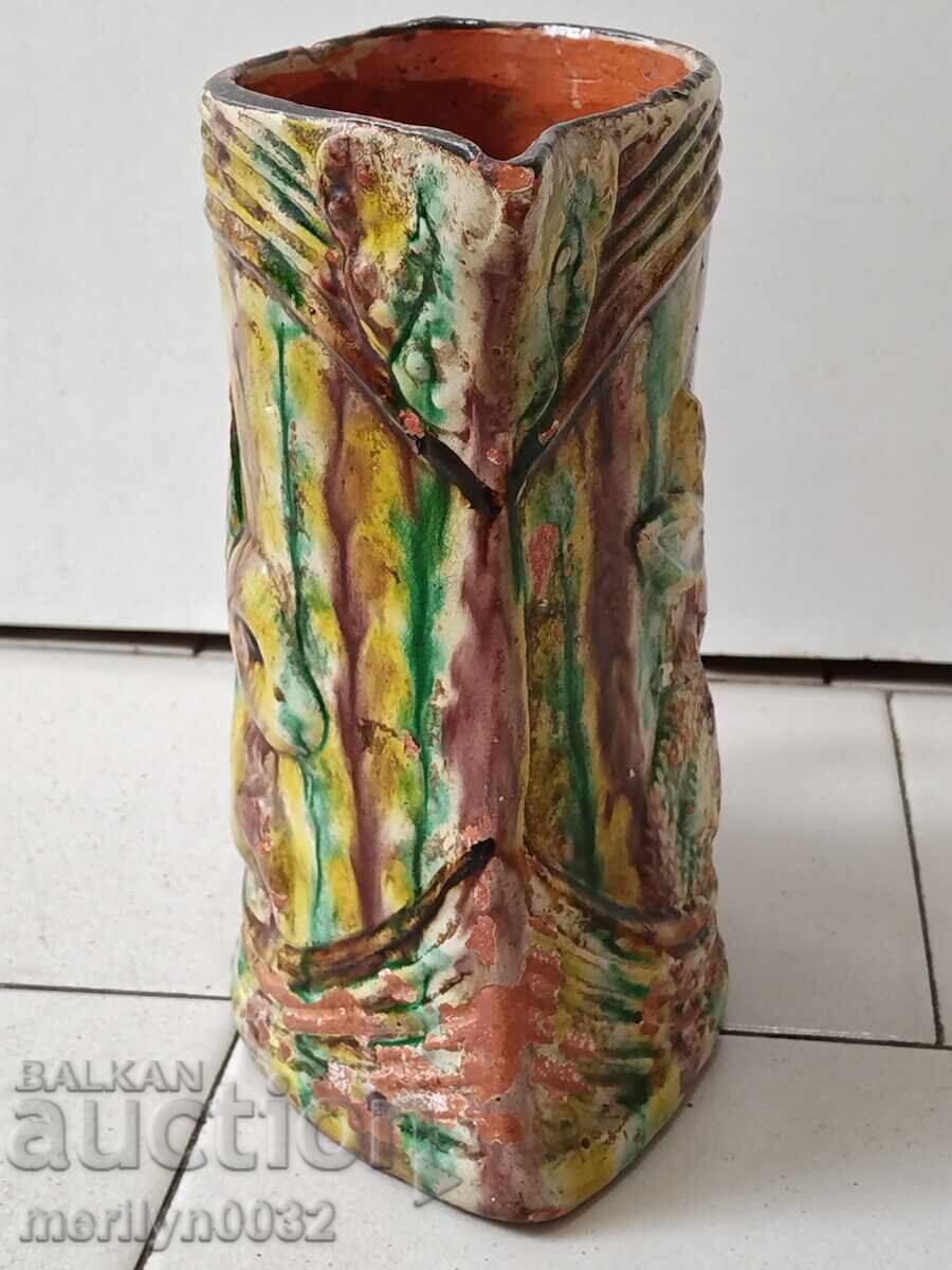 Urcior troian în relief, ceramică, basorelief, sfârșitul secolului al XIX-lea - 7