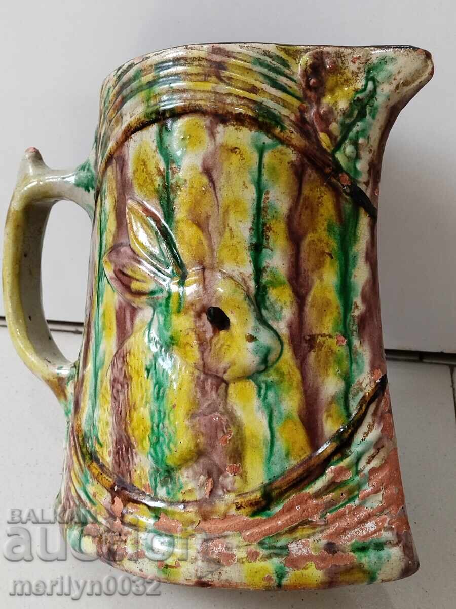 Urcior troian în relief, ceramică, basorelief, sfârșitul secolului al XIX-lea