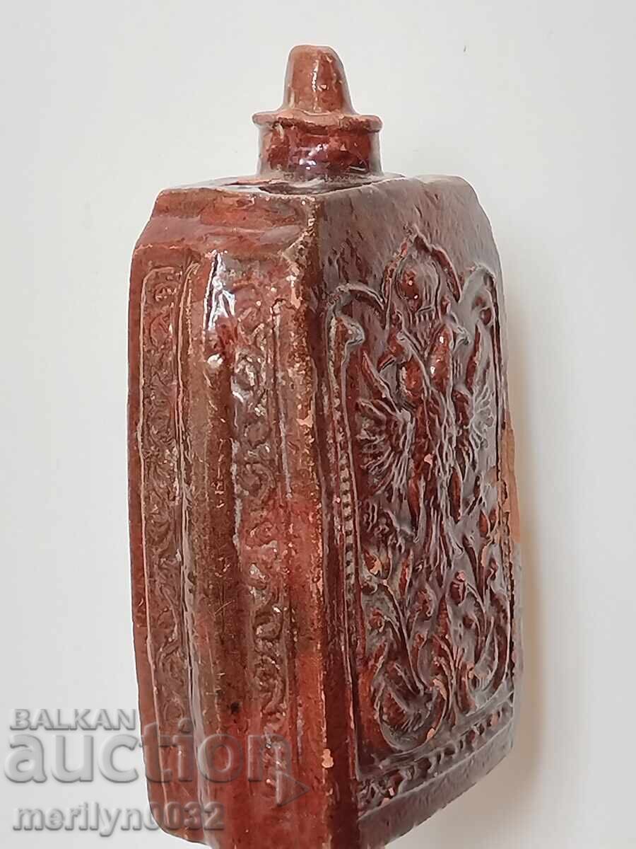 Παράδοση Παλαιό κεραμικό παγούρι πήλινο δοχείο κεραμικά