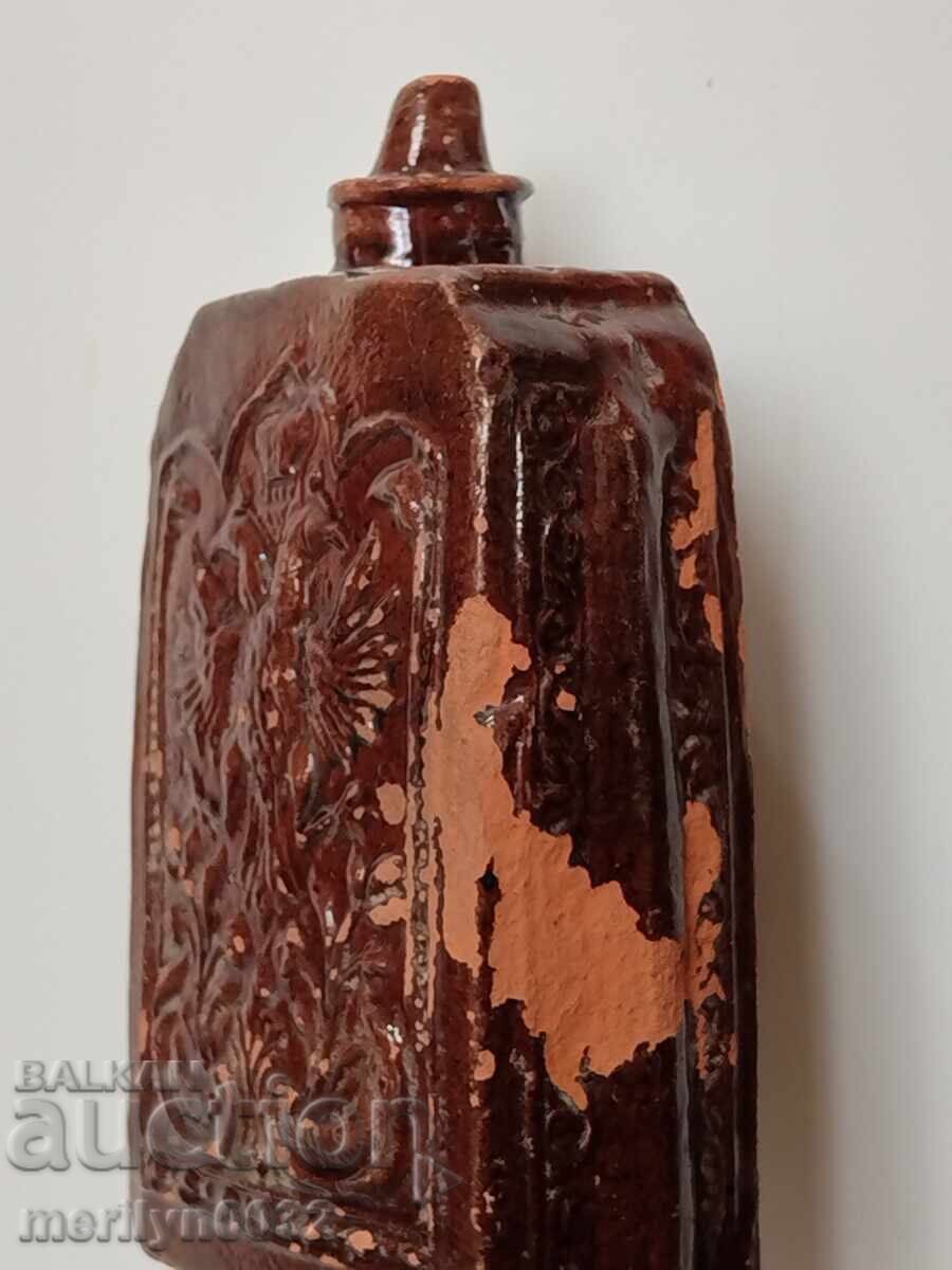 Παλαιό κεραμικό παγούρι πήλινο δοχείο κεραμικά - 6