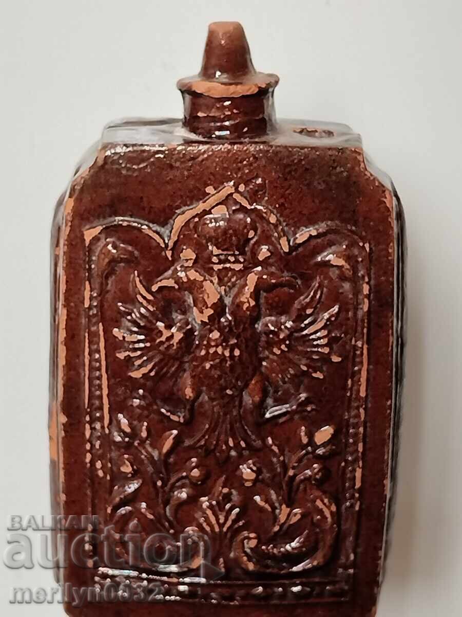 Παλαιό κεραμικό παγούρι πήλινο δοχείο κεραμικά