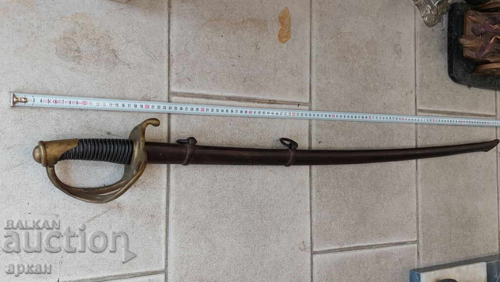 Франция кавалерия бойна масивна сабя 1819 г. - 7