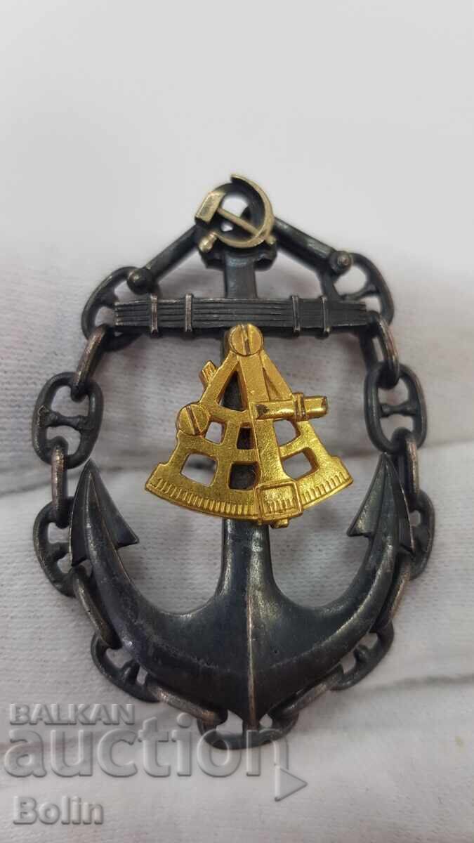 Licitație Rare - Rusă - URSS - Semn naval pe șurub KDP