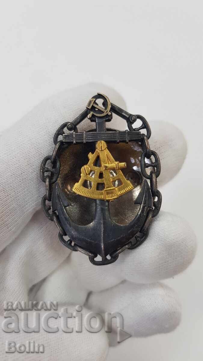 Rare - Rusă - URSS - Semn naval pe șurub KDP - 6