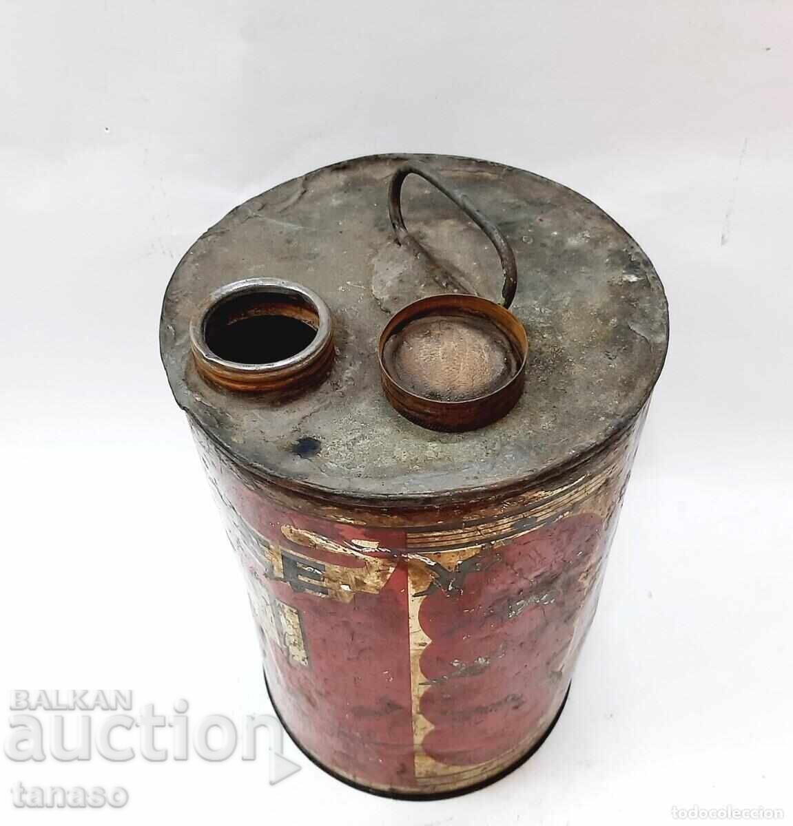 Δημοπρασία Μεγάλο παλιό τενεκεδένιο κουτί από πουρέ ντομάτας (13.1)