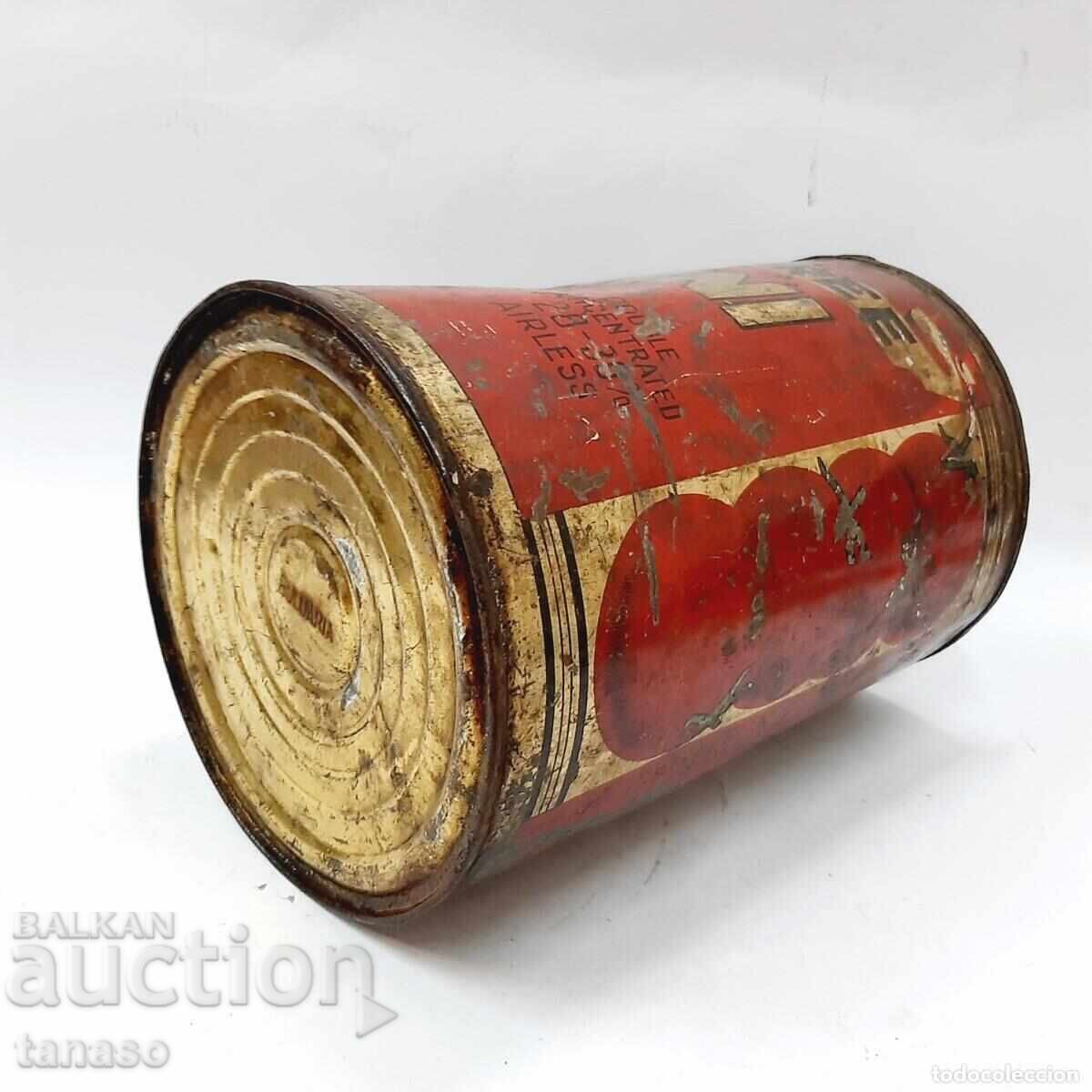 Μεγάλο παλιό τενεκεδένιο κουτί από πουρέ ντομάτας (13.1) - 6