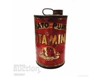 Μεγάλο παλιό τενεκεδένιο κουτί από πουρέ ντομάτας (13.1)