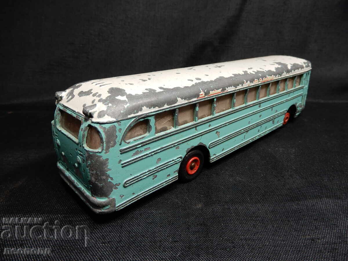 Delivery of OLD RETRO METAL BUS DINKY SUPERTOYS ENGLAND