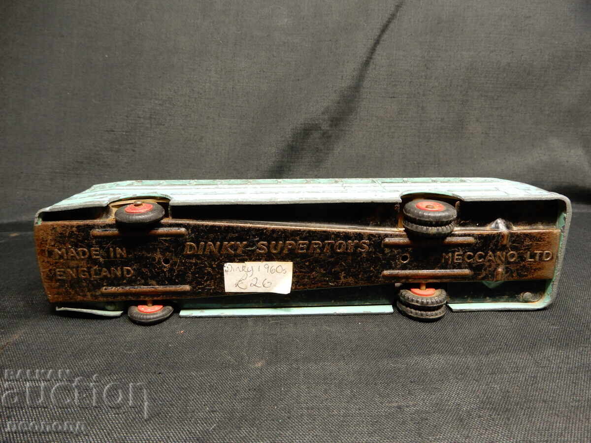 OLD RETRO METAL BUS DINKY SUPERTOYS ENGLAND - 6