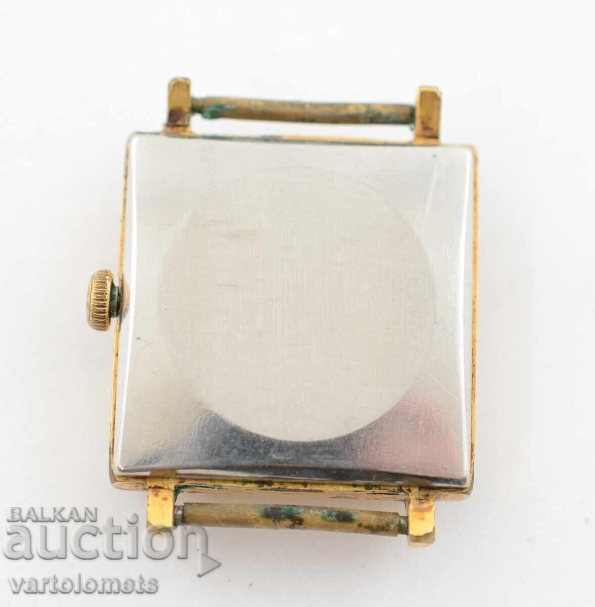 Аукцион Мъжки часовник СЛАВА CCCP с позлата 20 Мк -  не работи