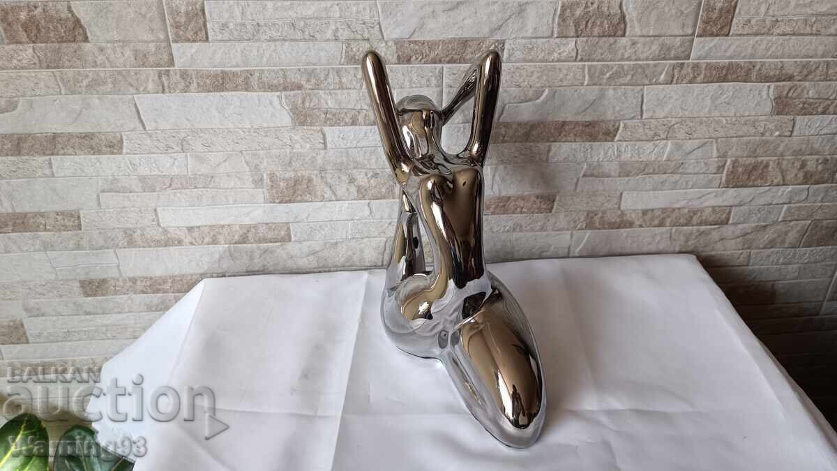 Large porcelain figure - Woman - 26cm - 5