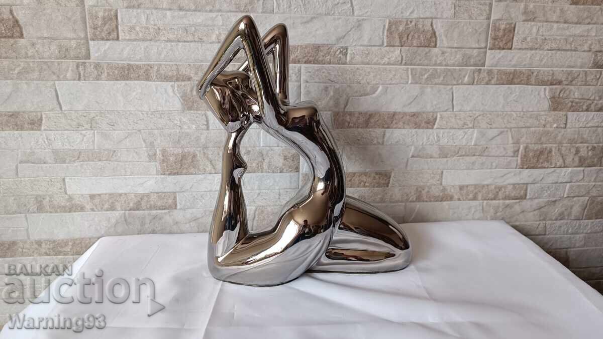 Μεγάλο πορσελάνινο ειδώλιο - Γυναίκα - 26εκ - 6