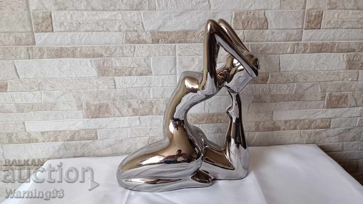 Large porcelain figure - Woman - 26cm