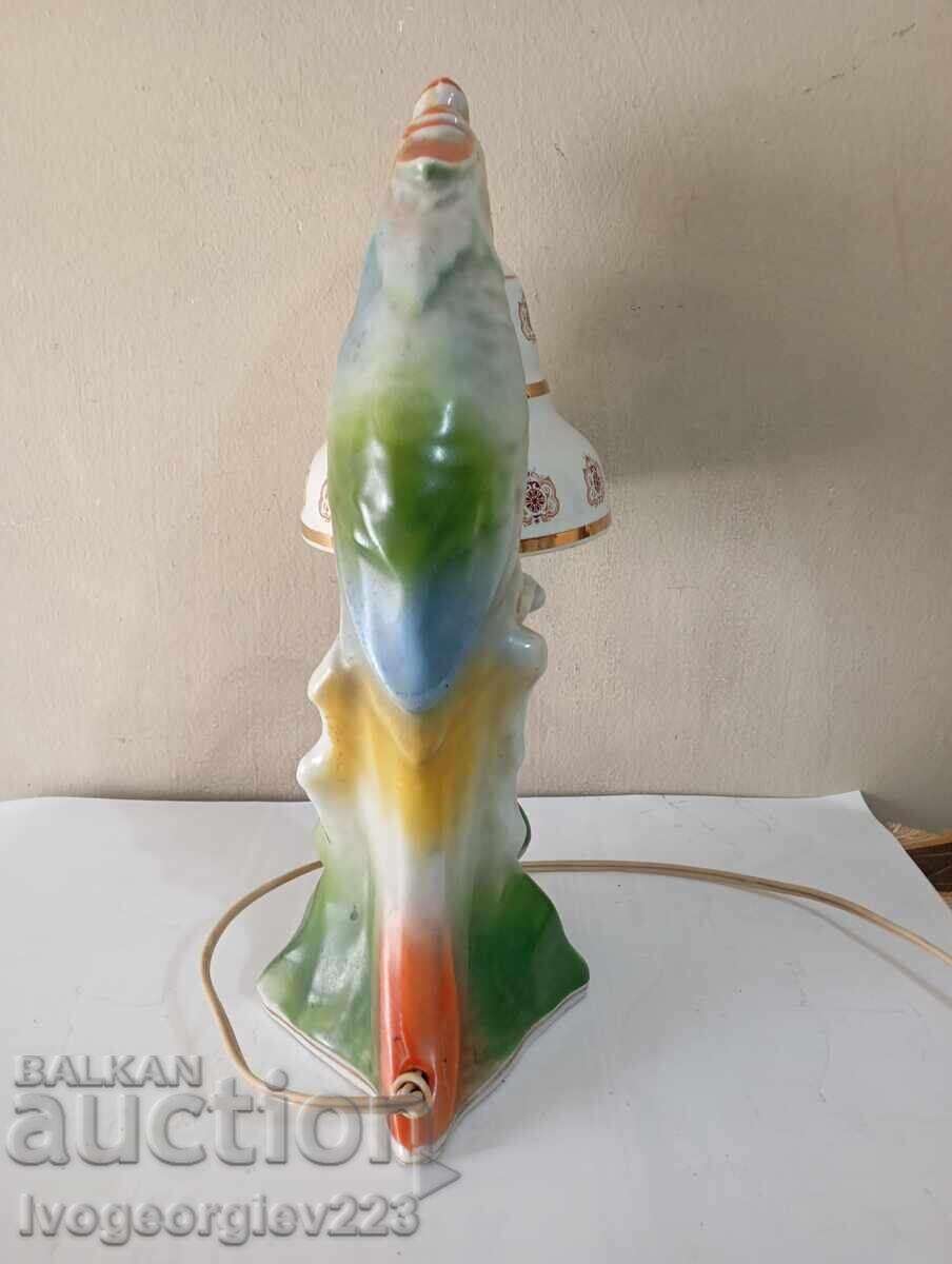 Livrarea Lampă de masă veche - papagal