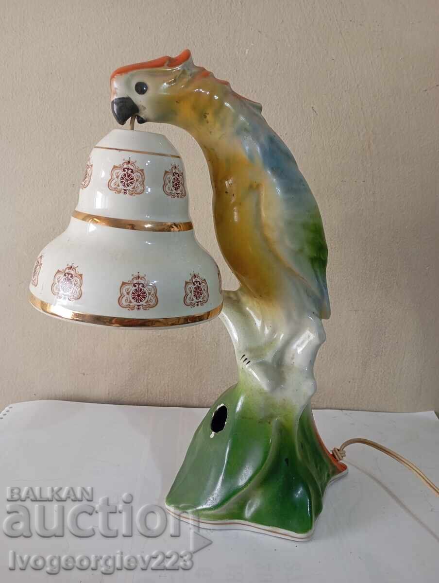 Lampă de masă veche - papagal