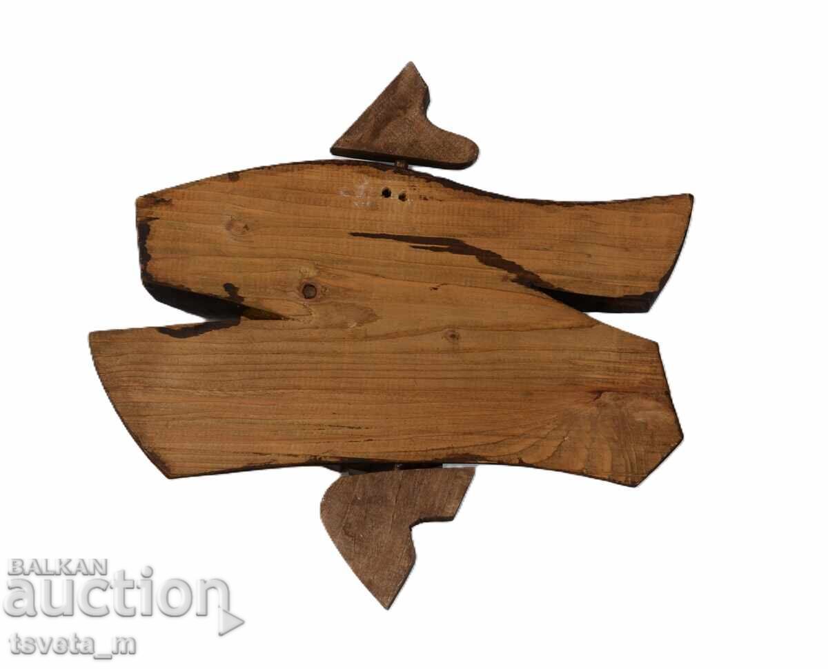 Ξύλινη πλαστική χειροποίητη σκαλιστή για τοίχο με τιμή 25.00 BGN | € 12.78