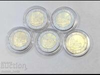 Γερμανία 5 x 2 ευρώ 2011 Καθεδρικός Ναός της Κολωνίας Ρηνανία-Βεστφαλία