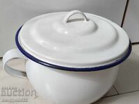 Urcior emailat, ulcior, oala, oala emailata, capac, email URSS