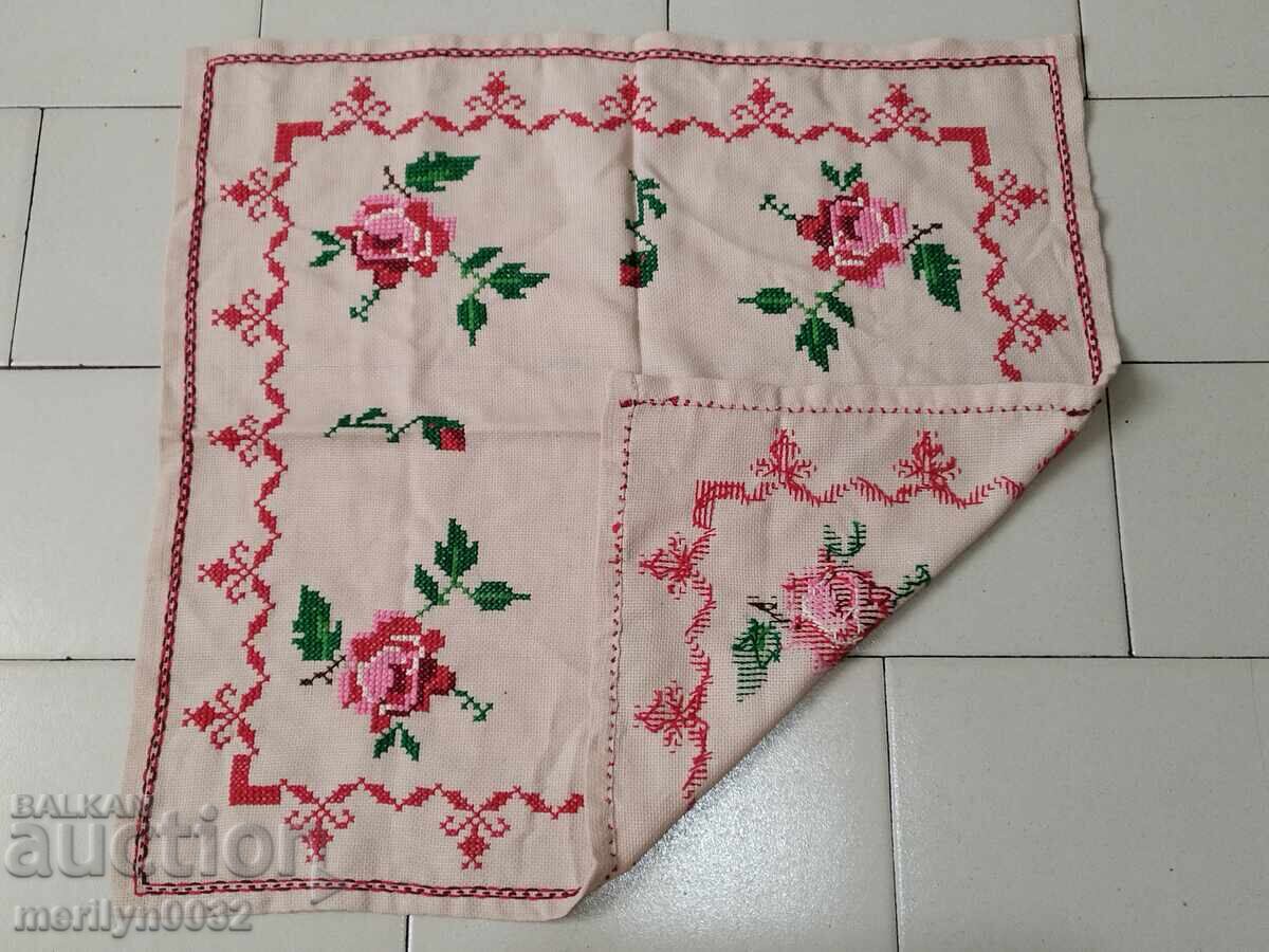 Old plaid with embroidery tablecloth with price 56.00 BGN | € 28.63