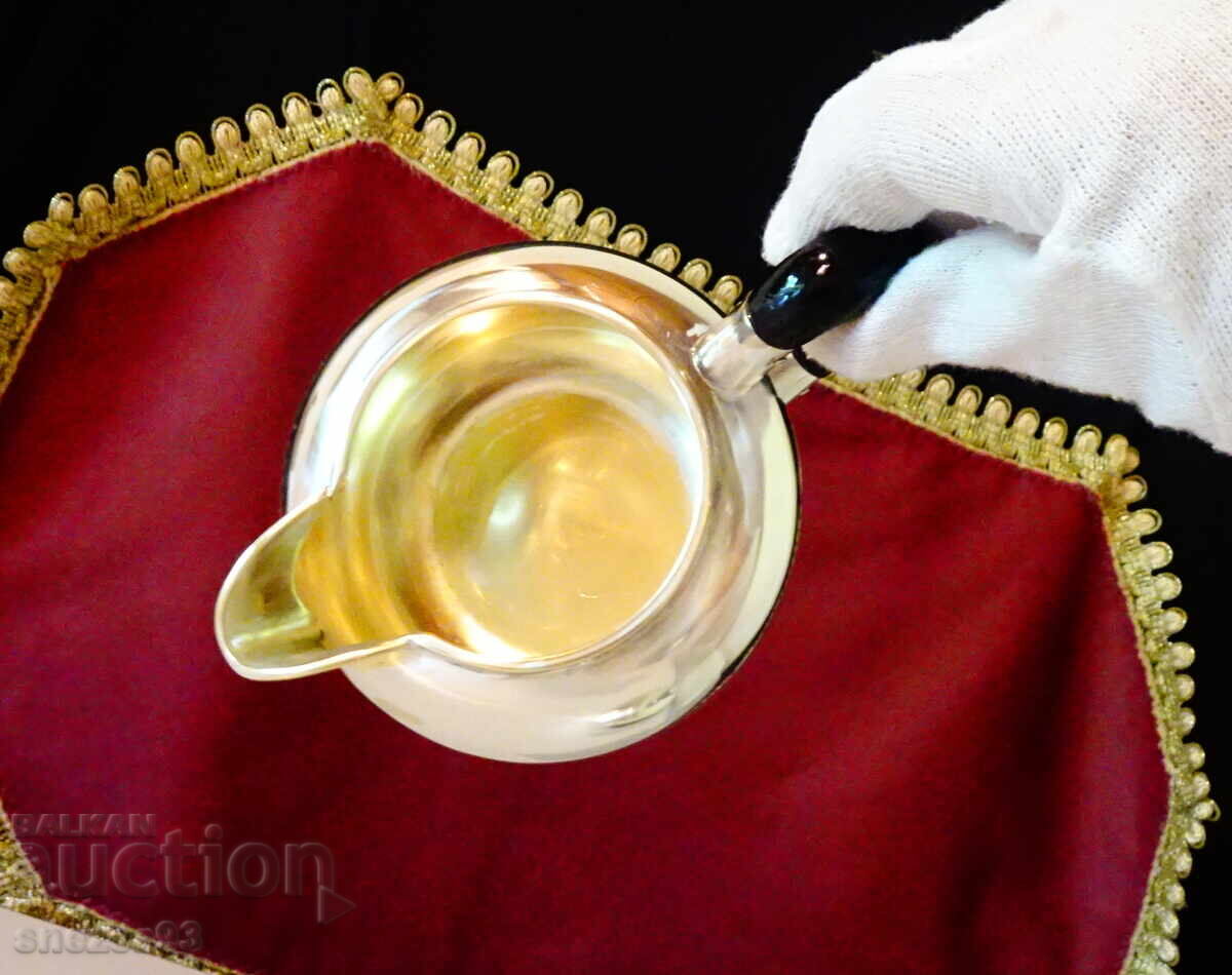 German silver-plated jug, creamer 200 ml with price 39.00 BGN | € 19.94