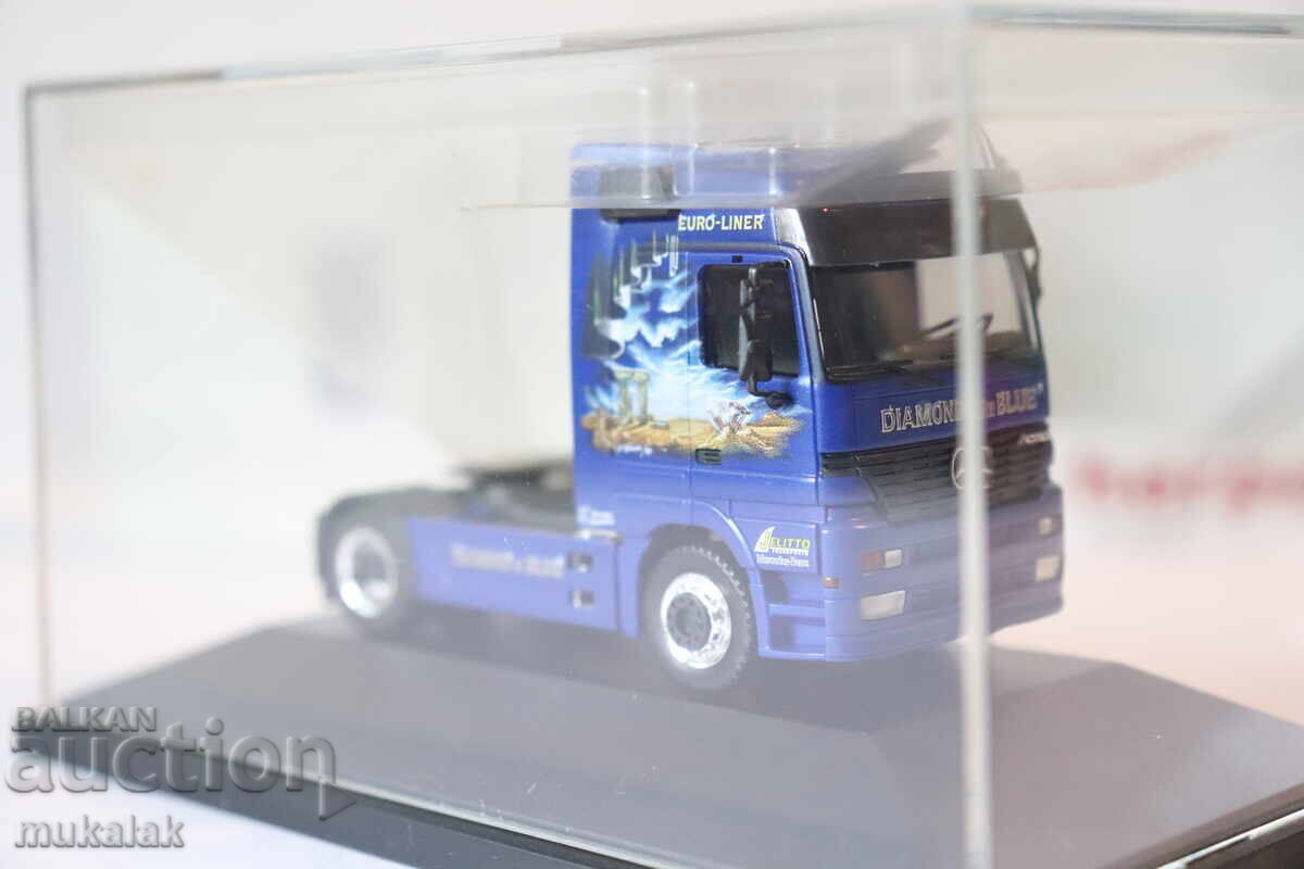 HERPA H0 1/87 MERCEDES BENZ ACTROS ΤΡΑΚΤΕΡ ΜΟΝΤΕΛΟ ΦΟΡΤΗΓΟΥ - 6