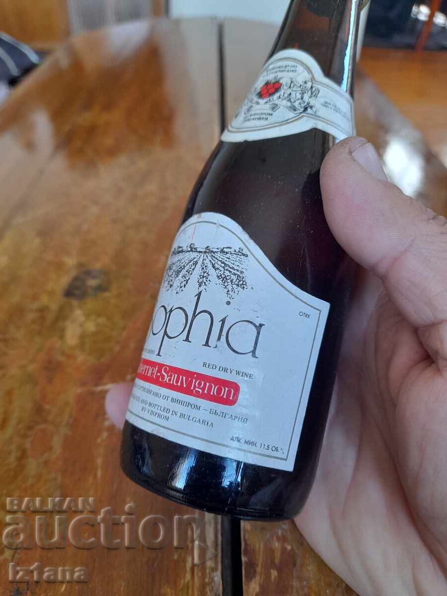 Auction Old Bottle of Red Wine Sophia Auction Old Bottle of Red Wine Sophia