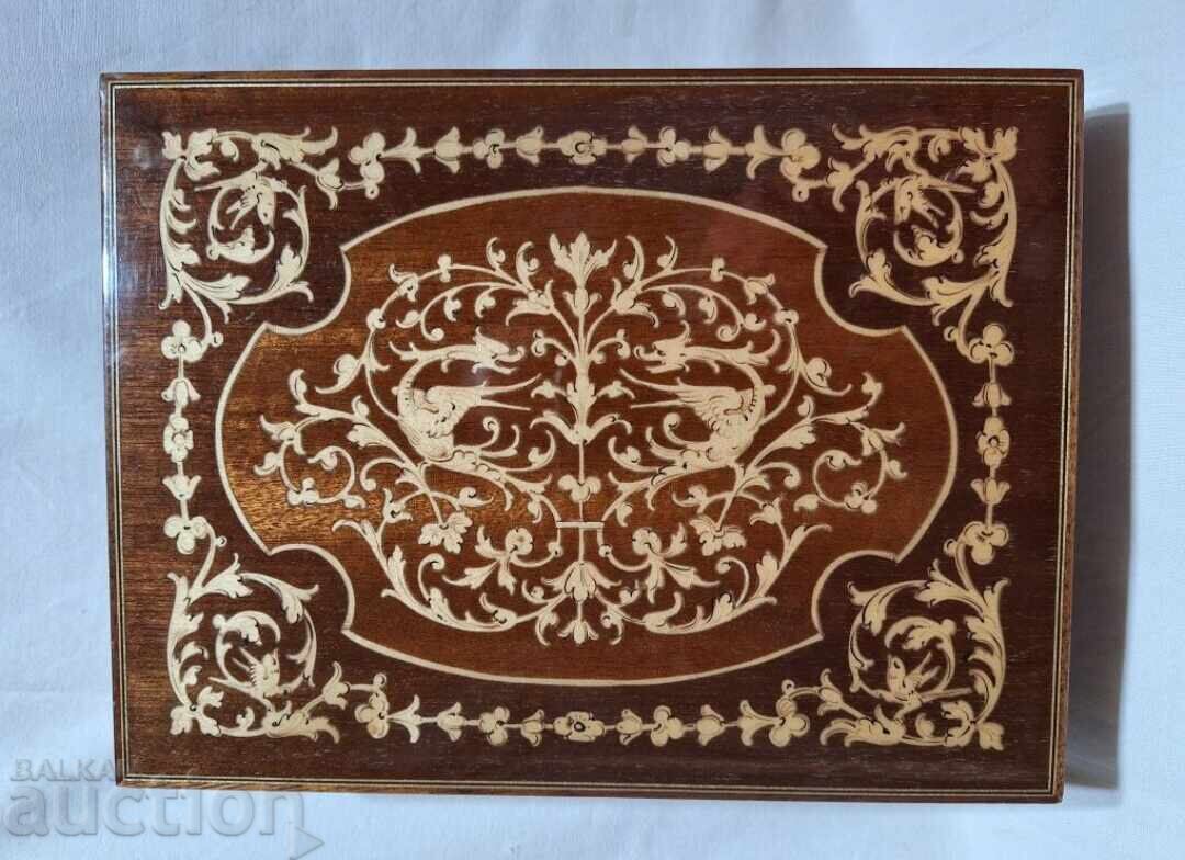 Old wooden varnished box with price 40.00 BGN | € 20.45