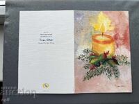 Стара Картичка  Поздравителна  - България