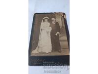 Снимка Младоженци Картон