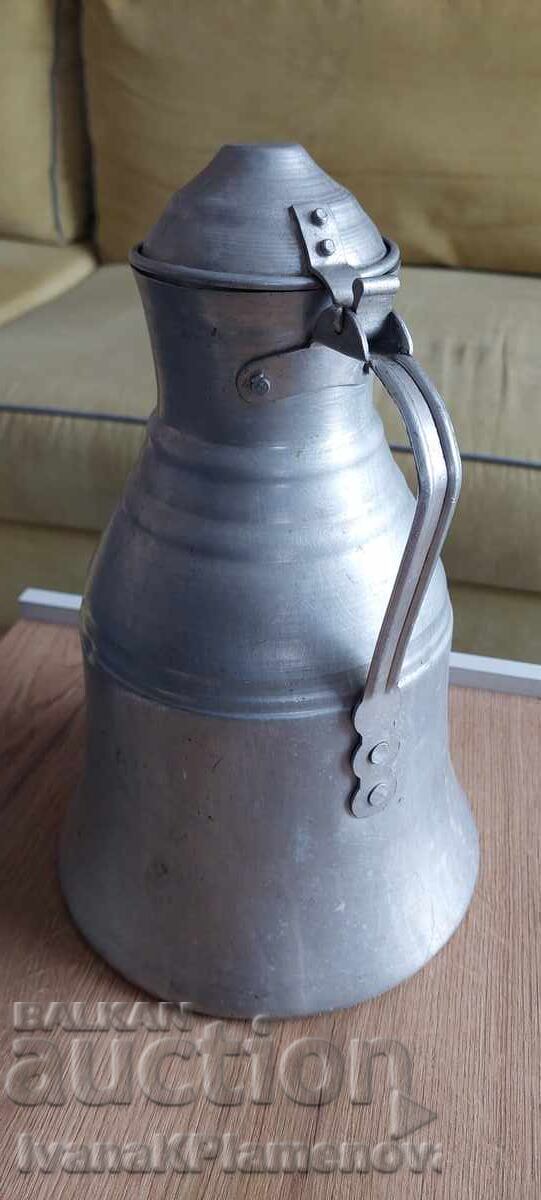 Soviet-era aluminum liquid container - 5