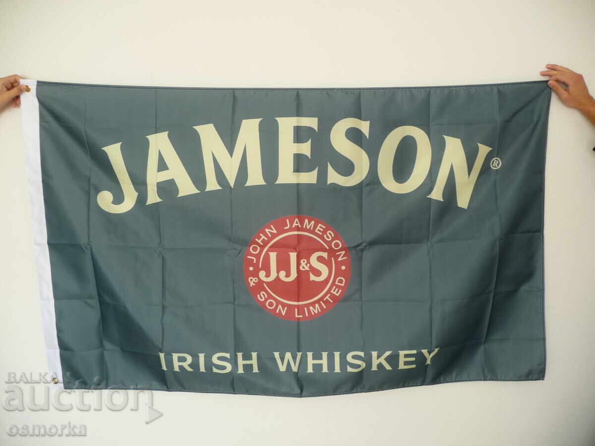 Jameson Irish Whiskey Flag Advertising Bar Green Whiskey with price 25.00 BGN | € 12.78