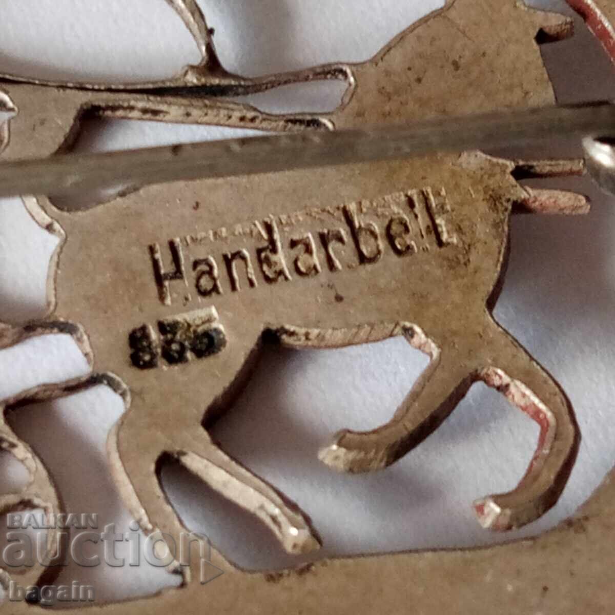 Аукцион Уникална сребърна брошка.