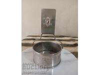 Cutie de chibrituri argintată Art Deco