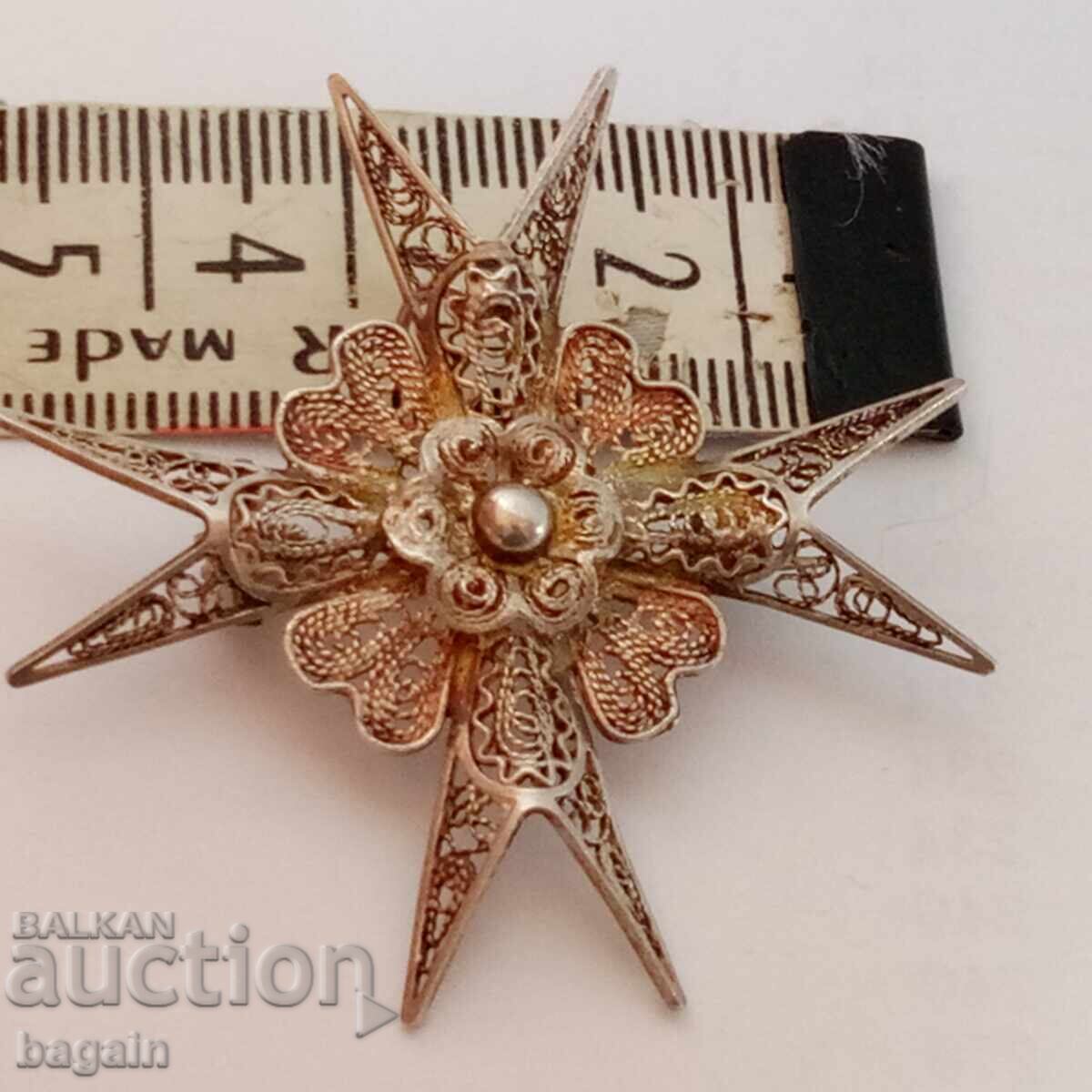 Παράδοση Μαλτέζικος σταυρός. Ασήμι Παράδοση Μαλτέζικος σταυρός. Ασήμι