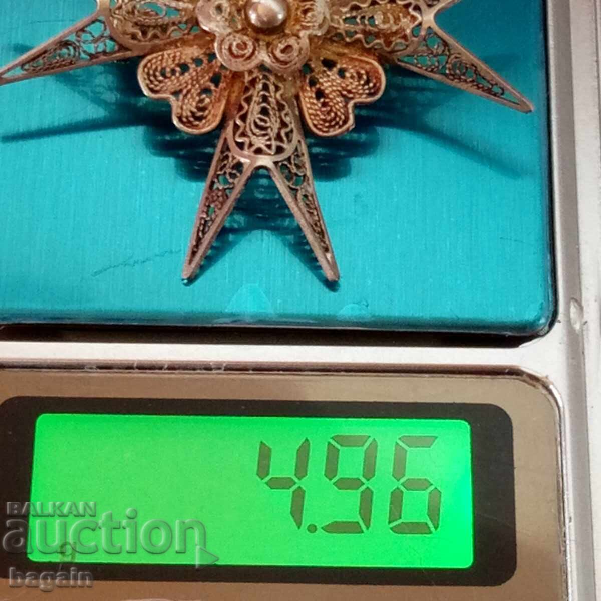 Μαλτέζικος σταυρός. Ασήμι - 5 Μαλτέζικος σταυρός. Ασήμι - 5