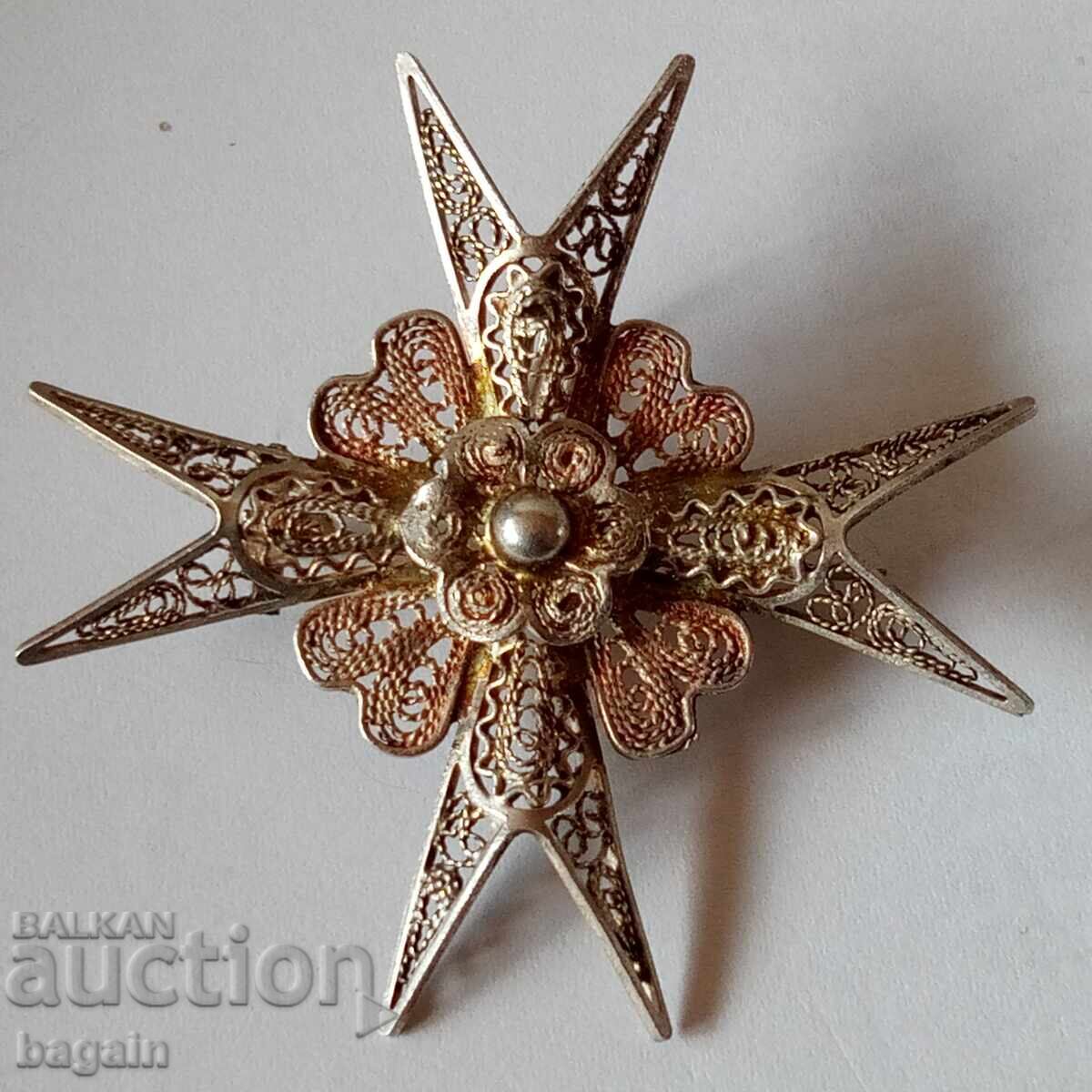 Μαλτέζικος σταυρός. Ασήμι Μαλτέζικος σταυρός. Ασήμι