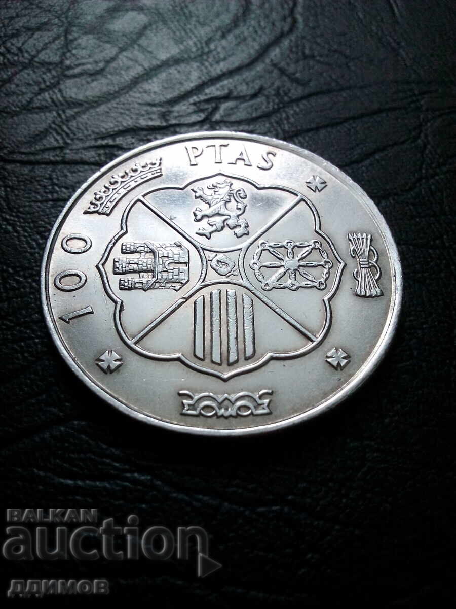 100 πεσέτες 1966 Ισπανία Φράνκο ασήμι - 6