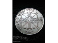 100 πεσέτες 1966 Ισπανία Φράνκο ασήμι