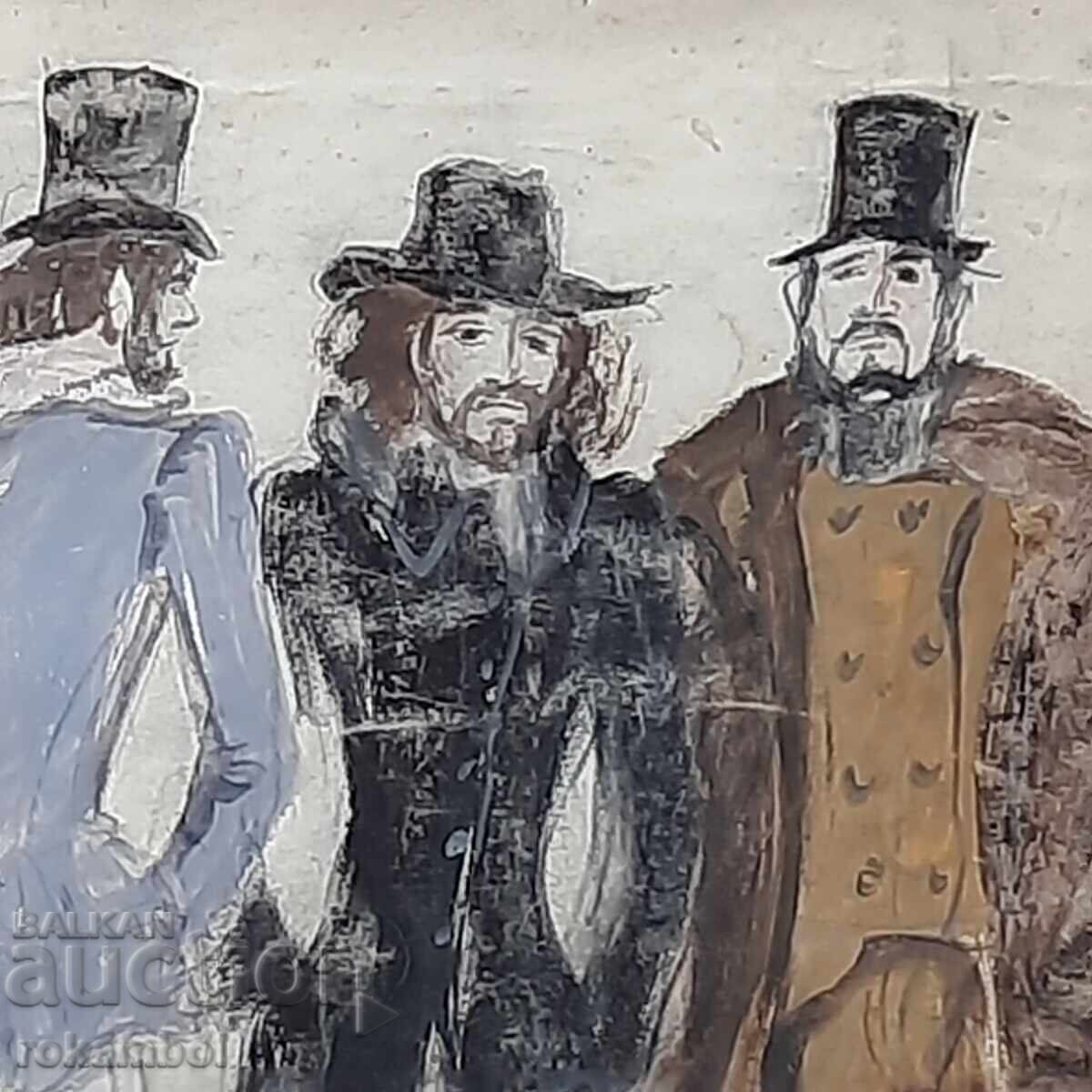 Licitație Tablou vechi de pictorita Mariana Popova 1914-1982