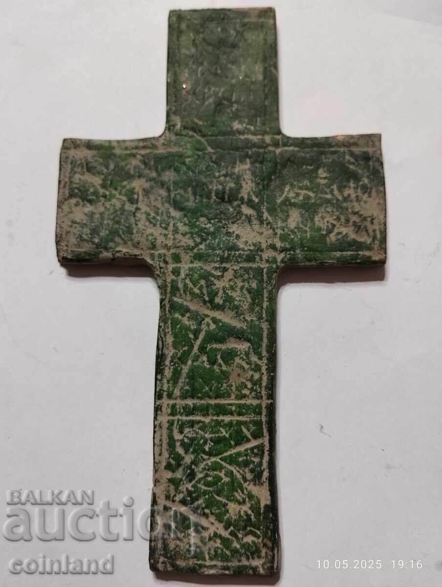 АНТИЧЕН БРОНЗОВ КРЪСТ -РЕПЛИКА РЕПРОДУКЦИЯ - 7
