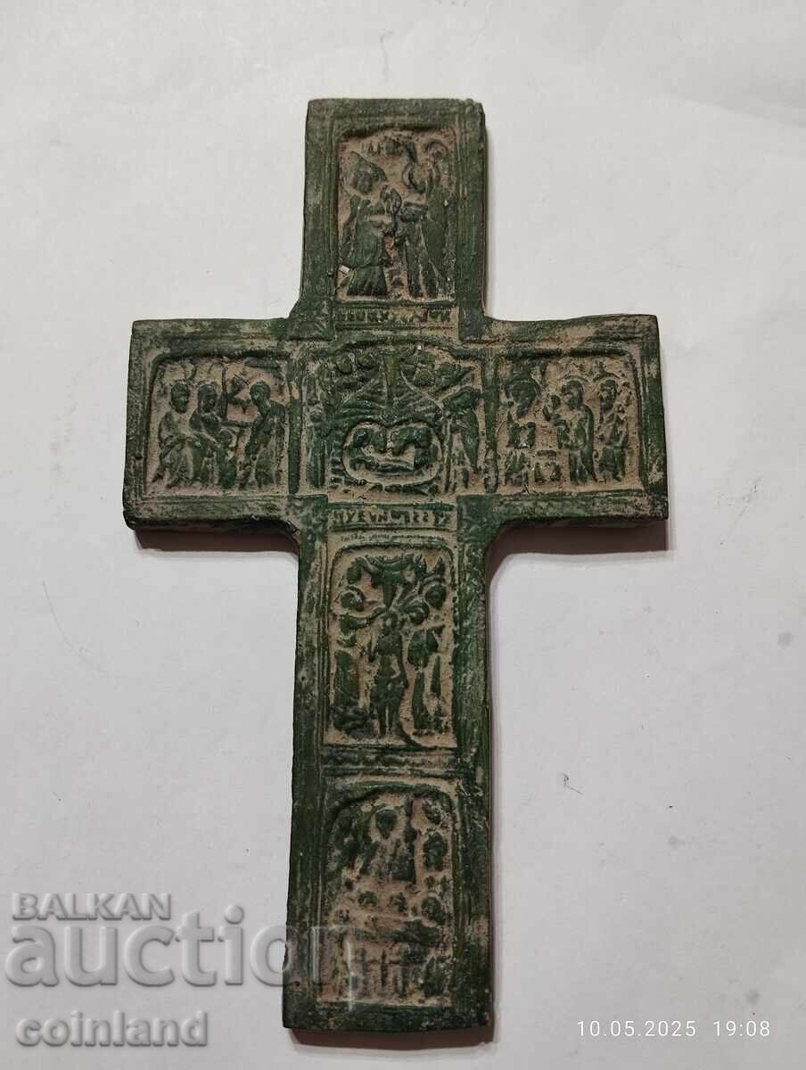 АНТИЧЕН БРОНЗОВ КРЪСТ -РЕПЛИКА РЕПРОДУКЦИЯ