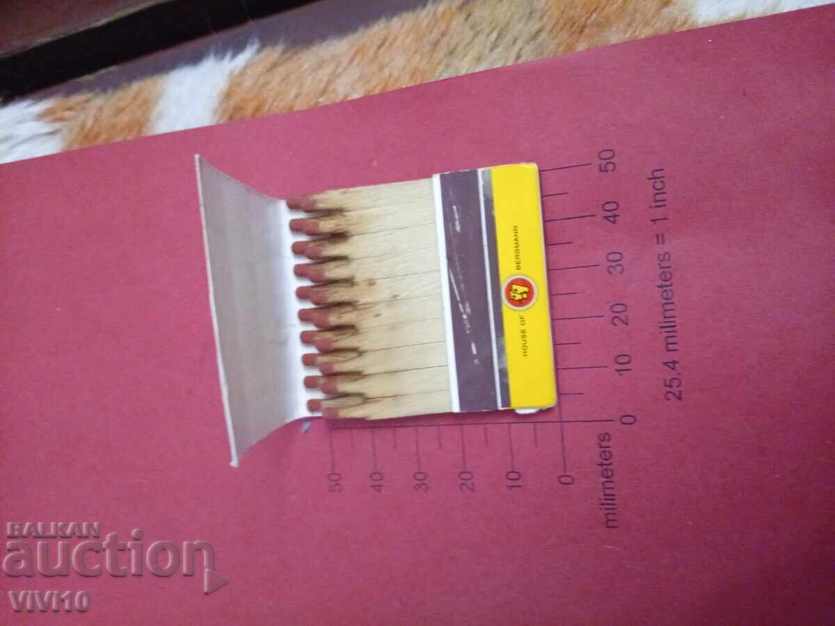 Auction  Used matchbox, opened